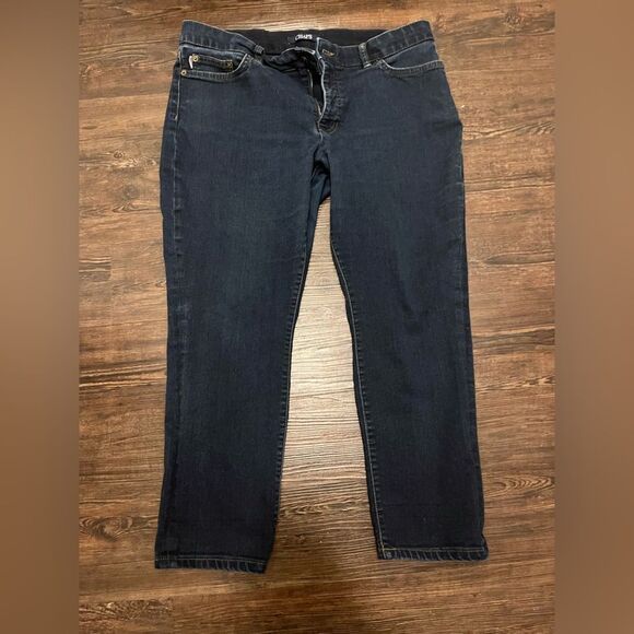 Buy 1 get 1 50% off EUC CHAPS Petite skinny jeans - Picture 1 of 3